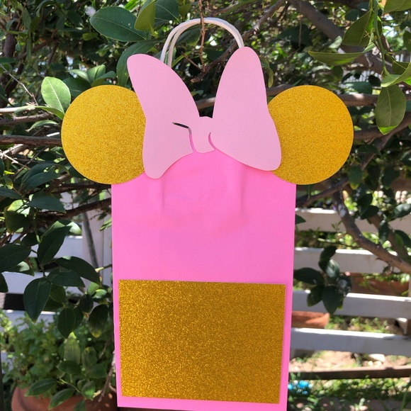 Minnie Mouse birthday party favor bags set of 12